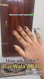 Gur Wala Nakhun Ka Araq - Dark Nail Henna Cones Pack of 3 Price 700 | Saira Nasir