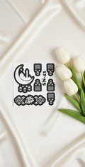 MEHENDI STICKER Eid 2026 / Henna stencils sn43
