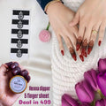 Henna stencils for finger + henna dipper for dipping fingers / best mehndi  for eid