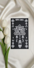 MEHENDI STICKER Eid 2026 / Henna stencils sn 193