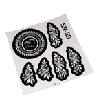 Mom to be henna stencils