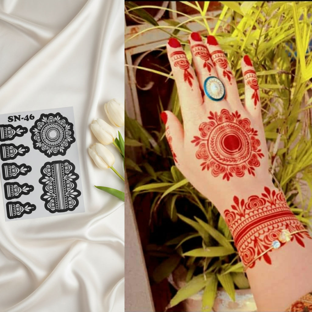 Mehndi stickers