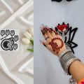 MEHENDI STICKER Eid 2026 / Henna stencils sn34