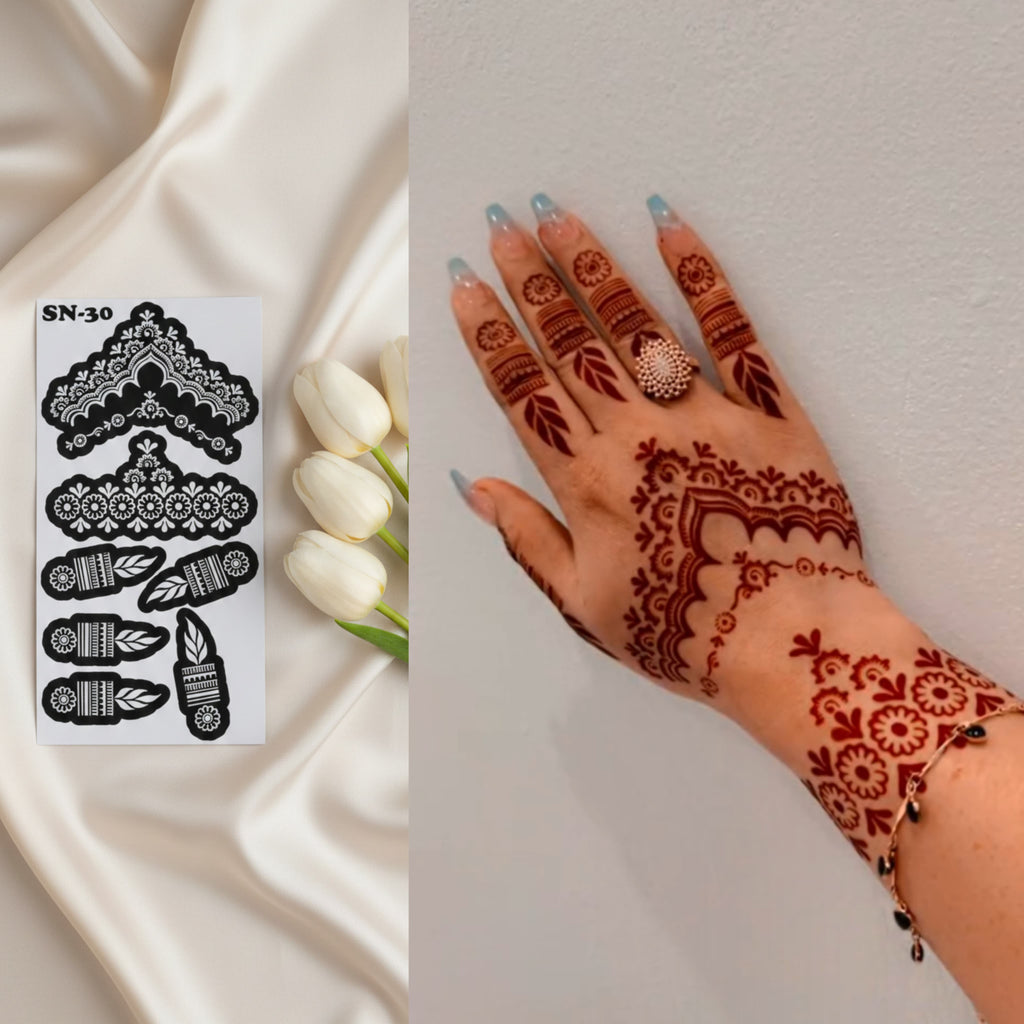 Mehndi stickers