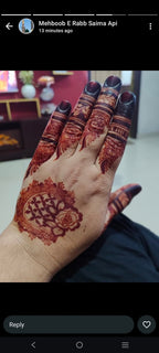SN BRIDAL CONE /Karachi mehndi cone / bareek mehndi / brown mehndi (Pack of 12)