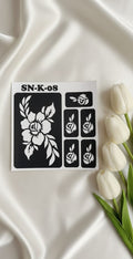 MEHENDI STICKER for kids | EID MEHNDI DESIGN 2026 | Henna stencils sn k08