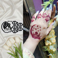 MEHENDI STICKER Eid 2026 / Moon 🌙 Henna stencils sn 199