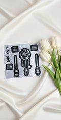 MEHENDI STICKER Eid 2026 / Moon 🌙 Henna stencils sn 177