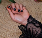 BLACK NAILS POWDER HALAL HENNA FOR LONG LASTING BLACK NAILS powder is enough for 20 nails.