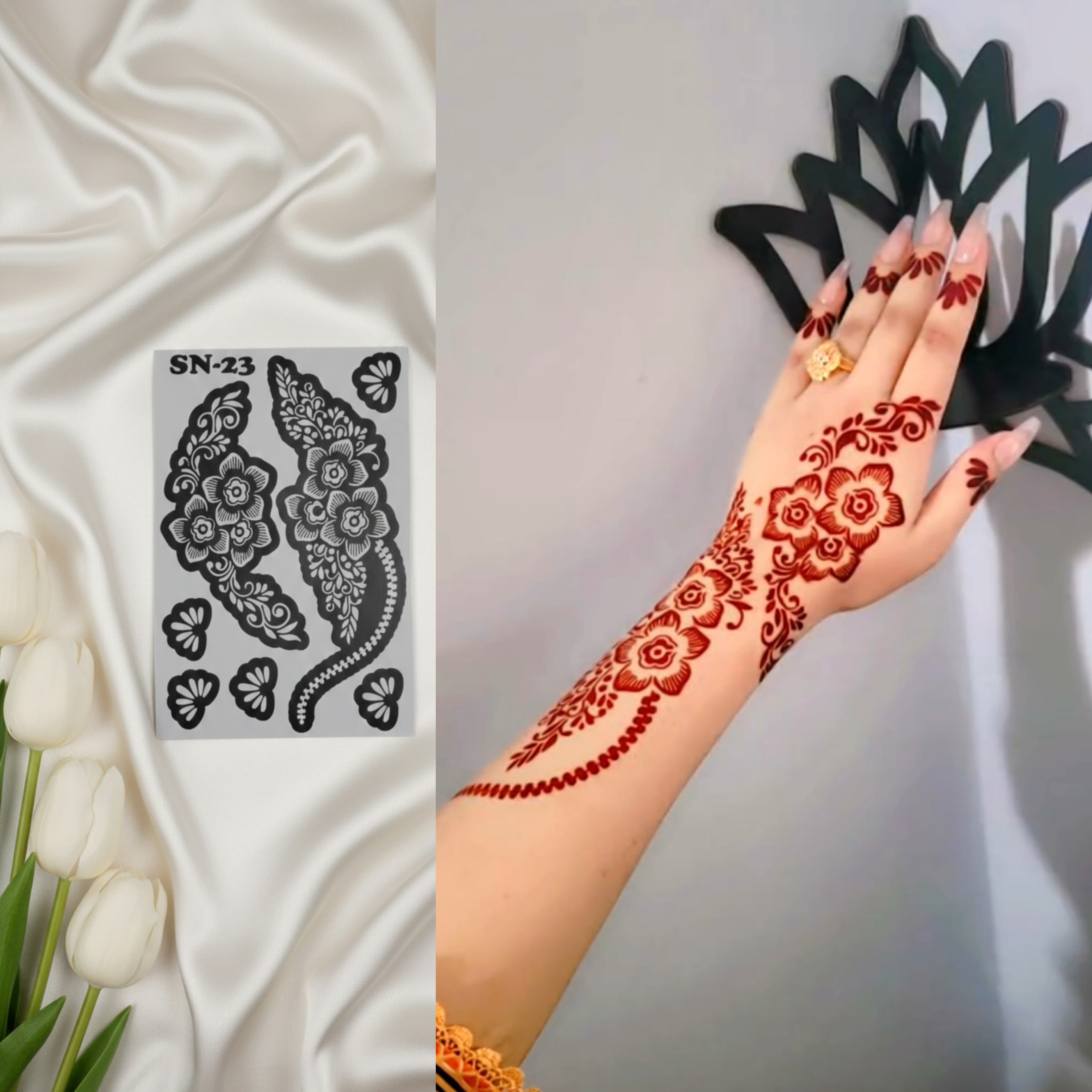 Mehndi stickers