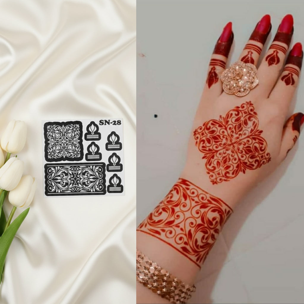 Mehndi stickers