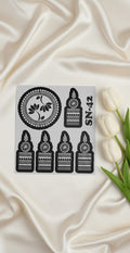 MEHENDI STICKER Eid 2026 / Henna stencils sn42
