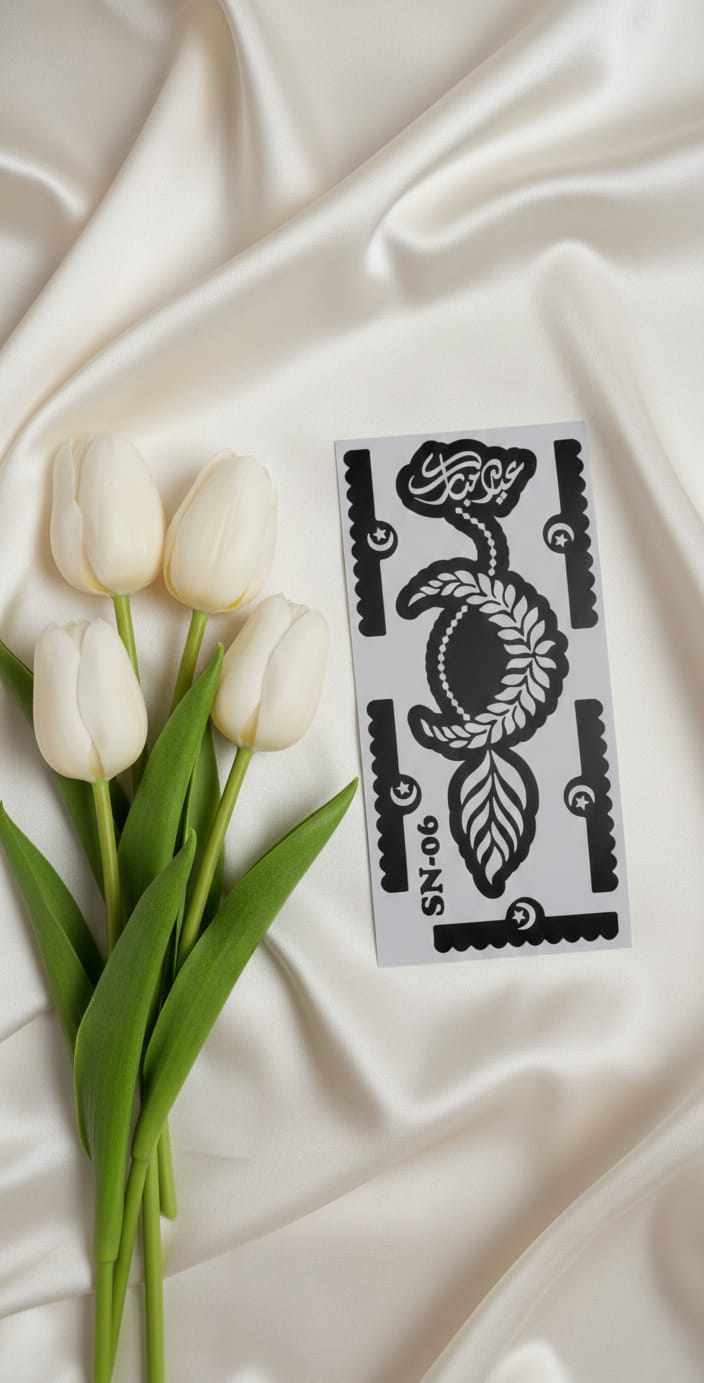 Eid stickers take screenshot send on WhatsApp for order confirmation