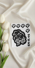 MEHENDI STICKER for kids | EID MEHNDI DESIGN 2026 | Henna stencils sn k05