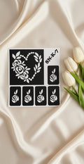 MEHENDI STICKER for kids | EID MEHNDI DESIGN 2026 | Henna stencils sn k07