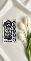 MEHENDI STICKER for kids | EID MEHNDI DESIGN 2026 | Henna stencils sn k19