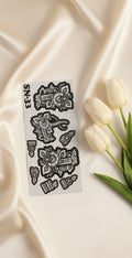 MEHENDI STICKER Eid 2026 / Henna stencils sn33
