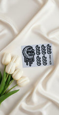 MEHENDI STICKER Eid 2026 / Moon 🌙 Henna stencils sn 166