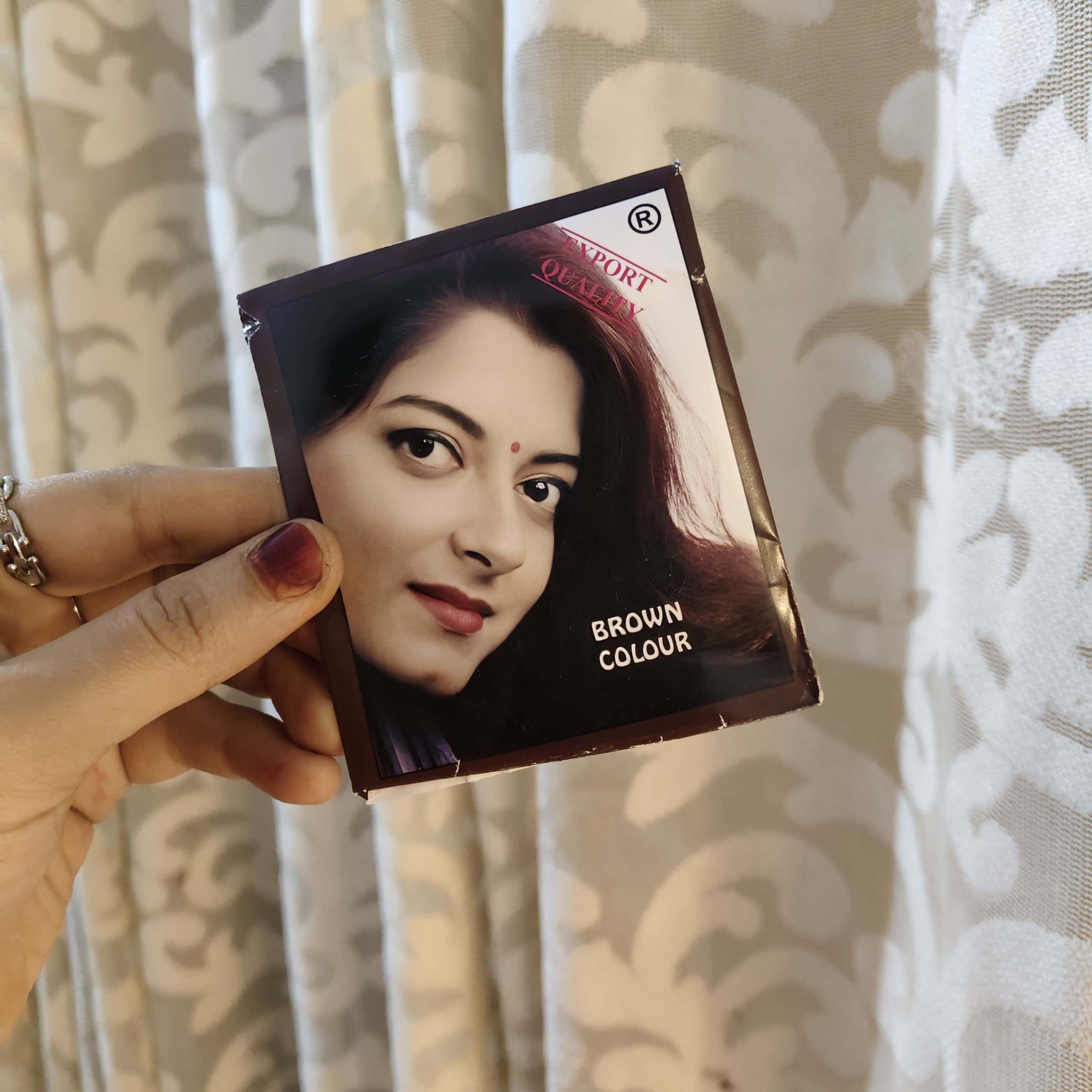 Brown hair henna powder