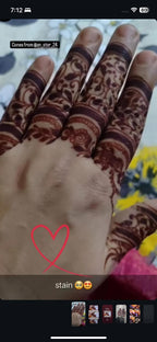 SN BRIDAL CONE /Karachi mehndi cone / bareek mehndi / brown mehndi (Pack of 12)
