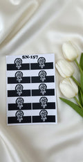 MEHENDI STICKER Eid 2026 / Moon 🌙 Henna stencils sn 157