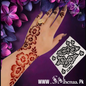 Arabic henna stencils sn-24