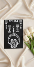 MEHENDI STICKER Eid 2026 / Moon 🌙 Henna stencils sn 194