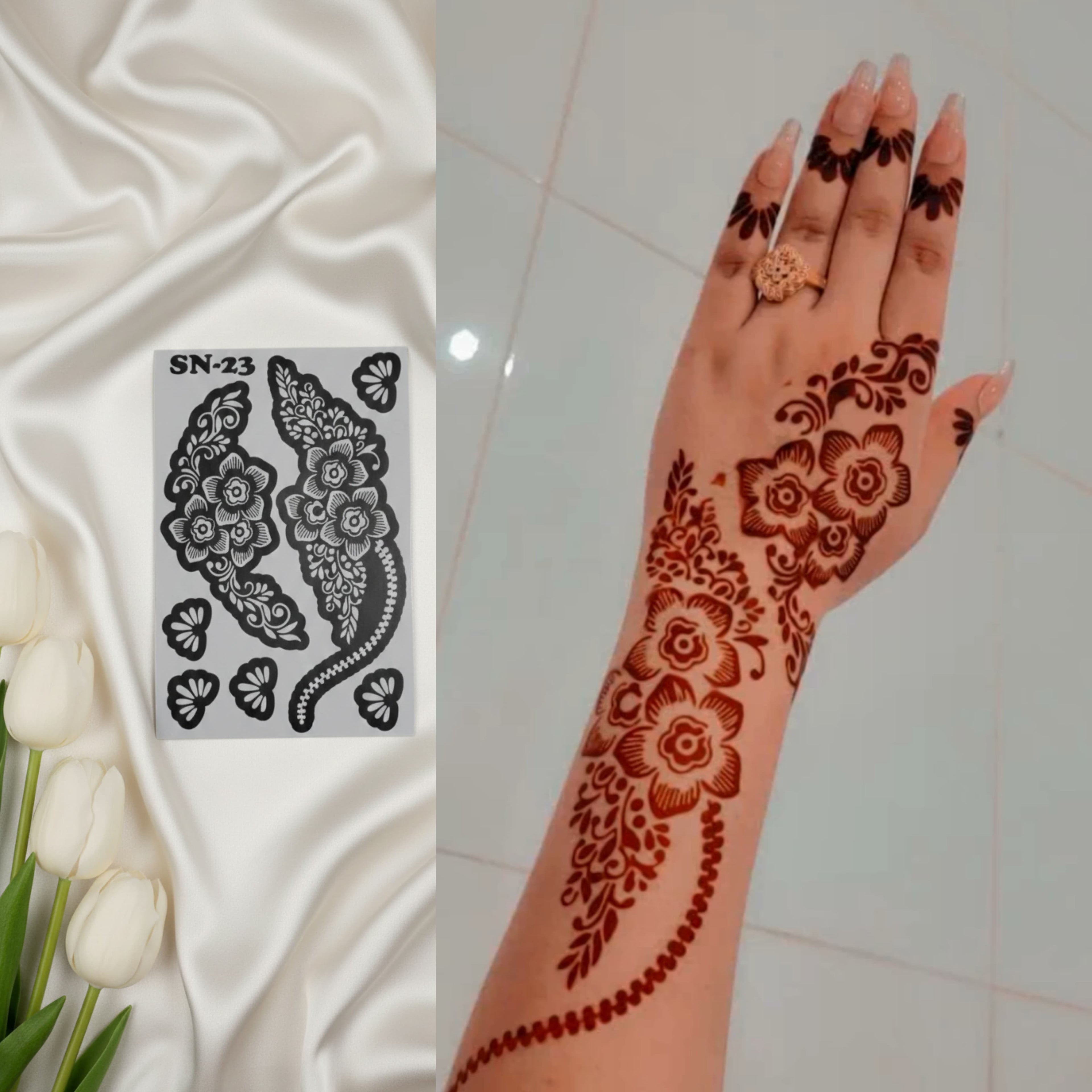 Mehndi stickers