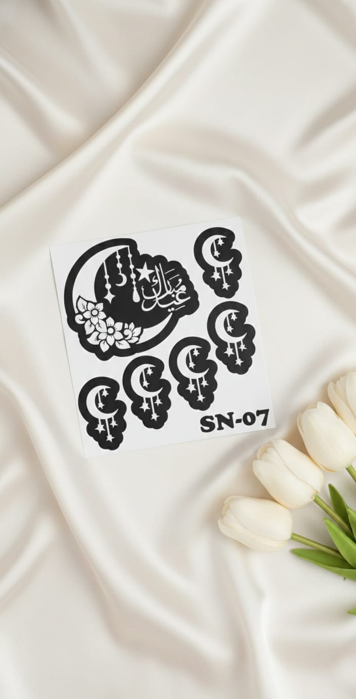 Eid stickers take screenshot send on WhatsApp for order confirmation