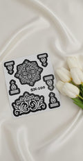 MEHENDI STICKER Eid 2026 / Henna stencils sn 100