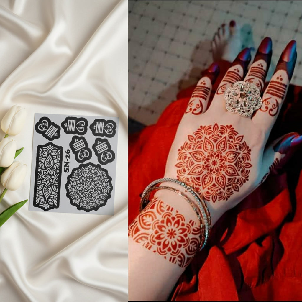 Mehndi stickers