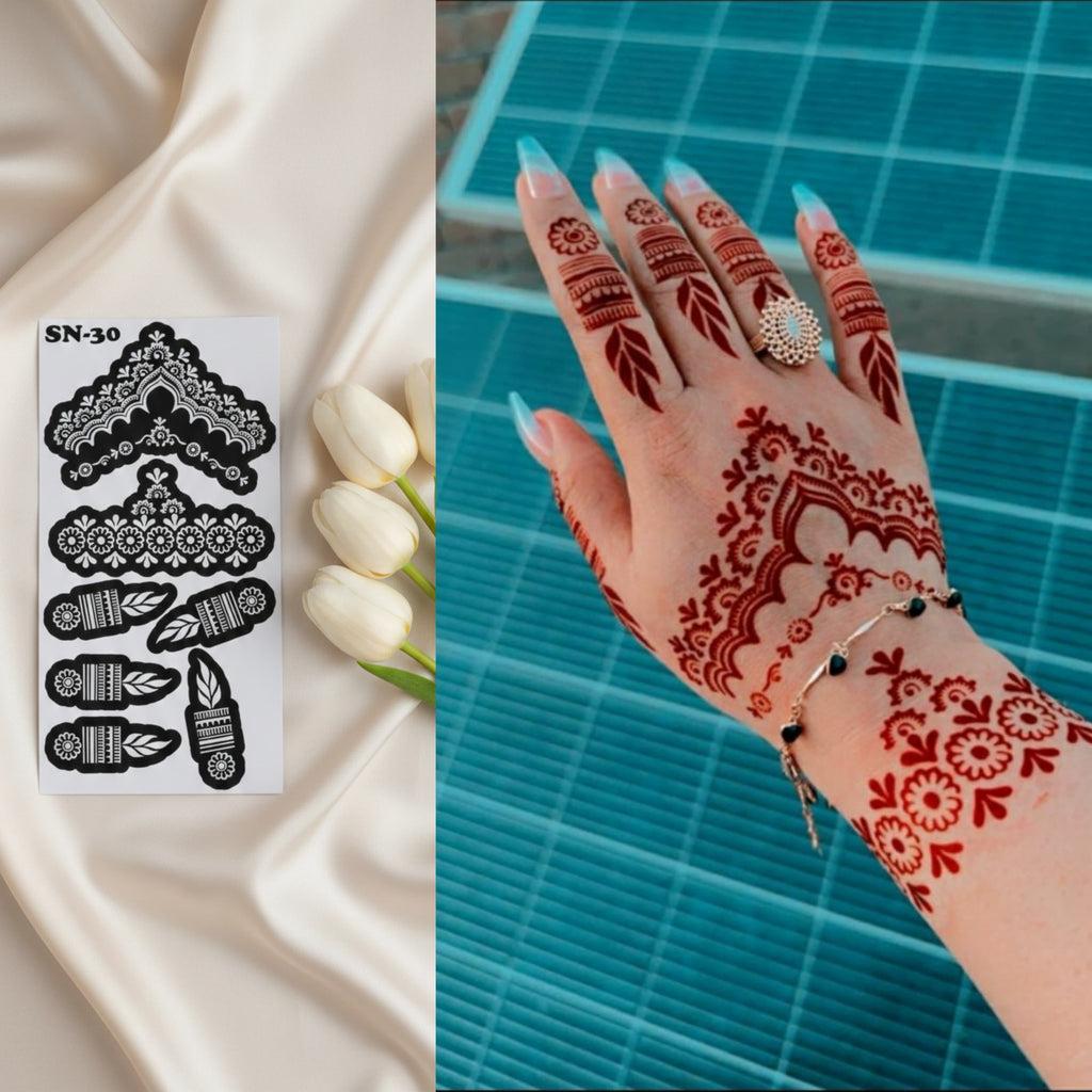 Mehndi stickers
