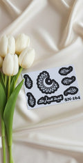 MEHENDI STICKER Eid 2026 / Moon 🌙 Henna stencils sn 164