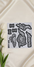 MEHENDI STICKER Eid 2026 / Henna stencils sn198