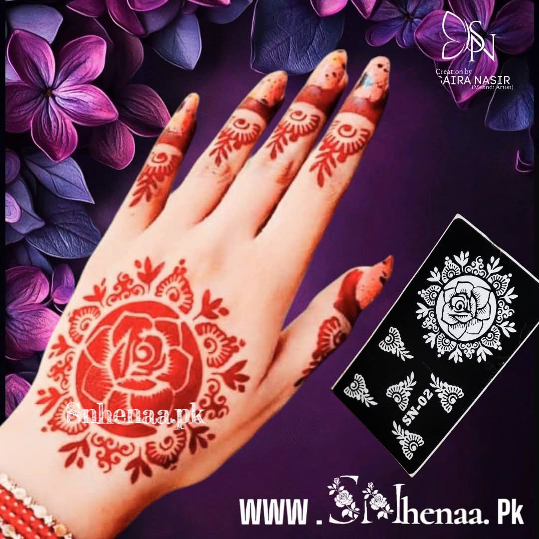 Reuseable Henna Stencils