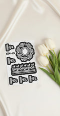 MEHENDI STICKER Eid 2026 / Henna stencils sn45