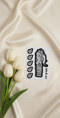 MEHENDI STICKER Eid 2026 / Henna stencils sn34